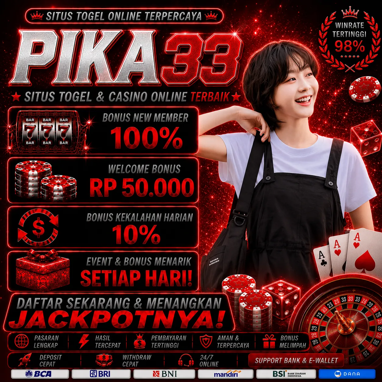 PIKA33 Banner